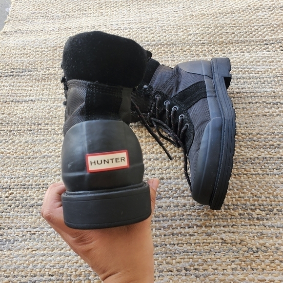 Hunter Insulated Commando Water Resistant Comfort Winter Rain Ankle Boots 6 - Picture 3 of 12
